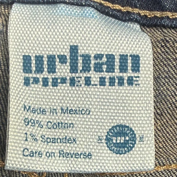 Classic Urban Pipeline Max Flex Straight Dark Blue Jeans, 30 x 30 - Picture 4 of 9